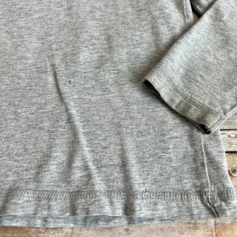 Mini Boden Gray Cotton Long Sleeve Tee 3-4Y - Picture 3 of 7